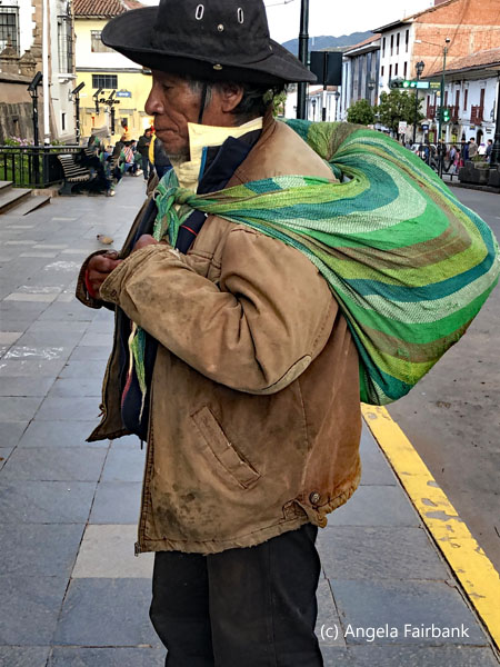 man watching women