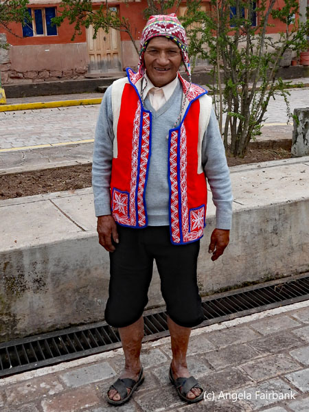 man in weavers village