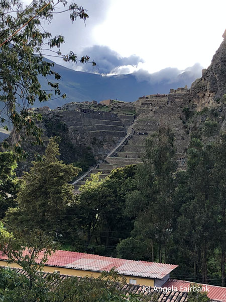 view of ollantaytambo ruins 1