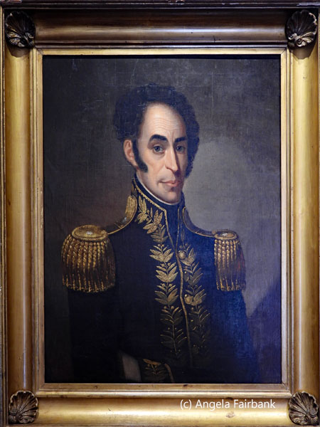 painting of simon bolivar