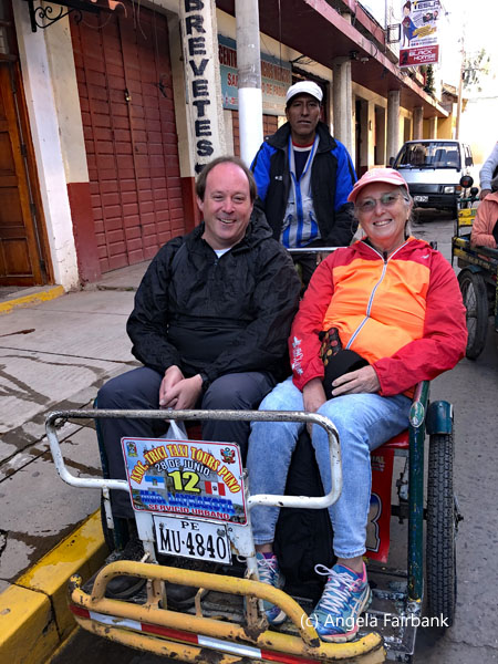 rickshaw to the lake