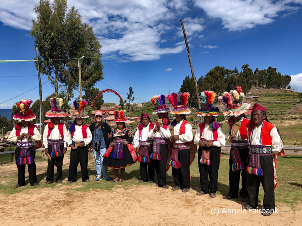 musicians and dancing group