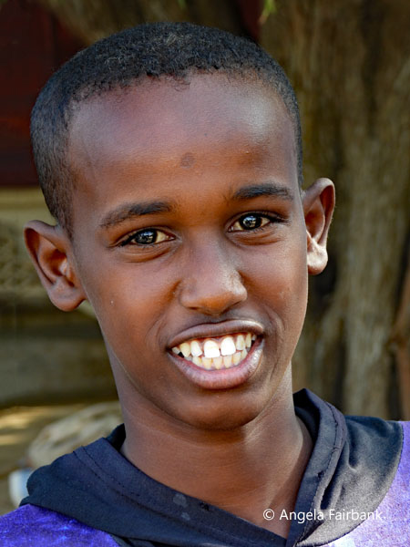 grinning boy