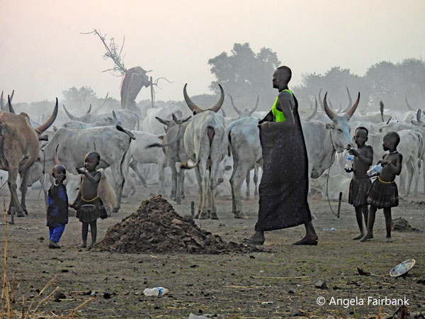 mundari camp scene 121