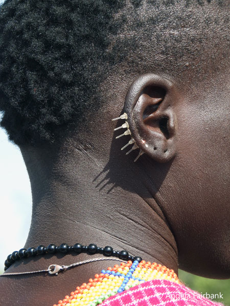 Earring detail