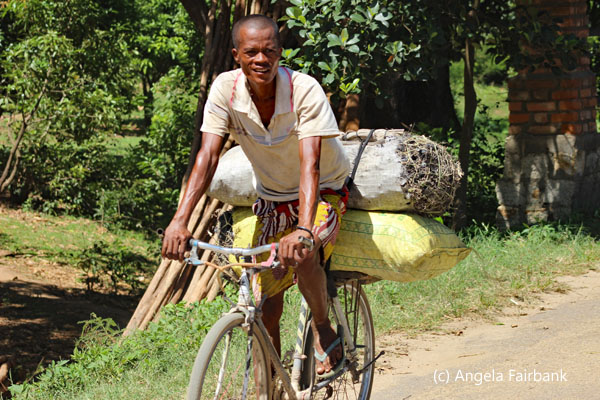 man on bike