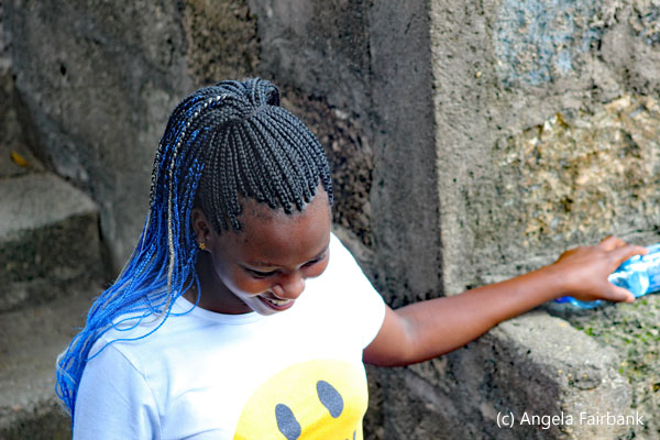 girl having her photo taken