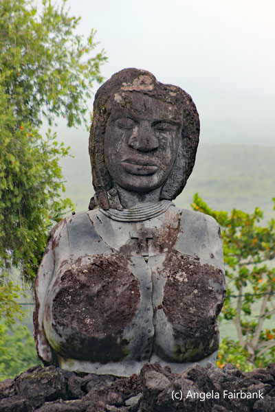 statue of notre dame des laves