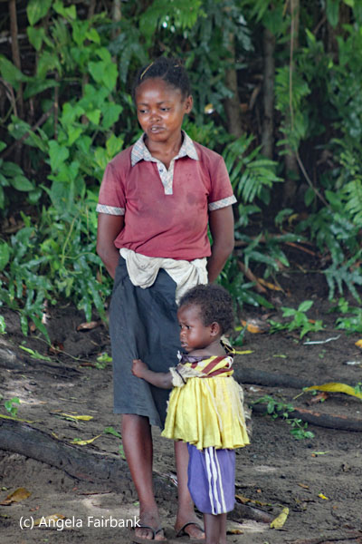 woman with toddler