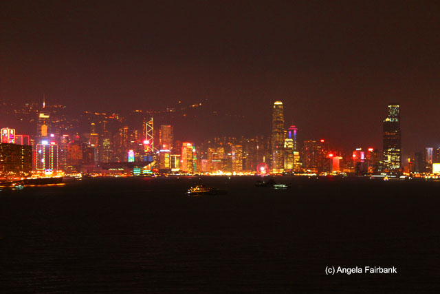 Hong Kong at night