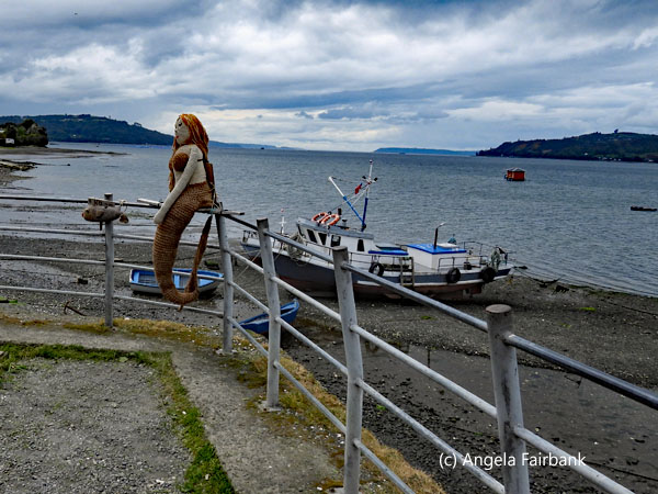 mermaid on pier