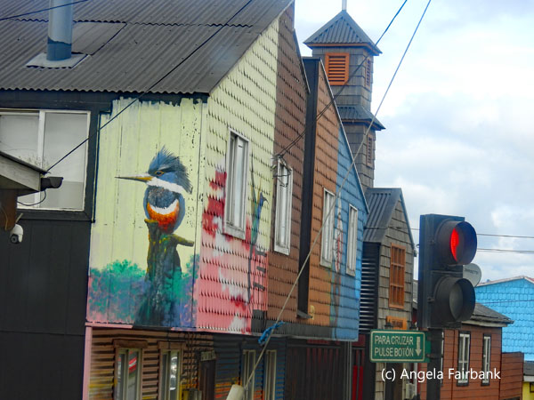 hummingbird mural