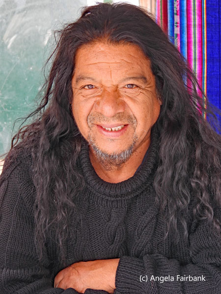 souvenir vendor at la serena market