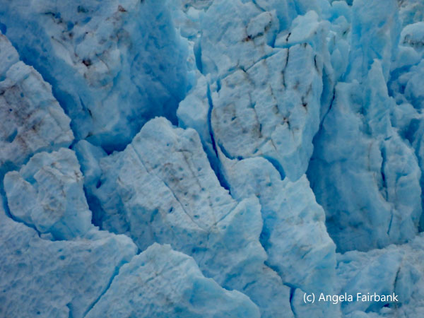 blue glacier detail