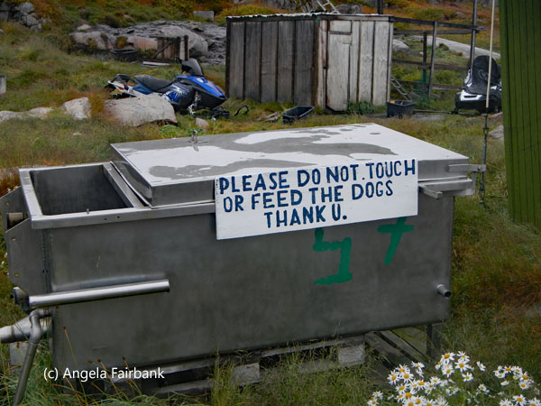 please do not touch the dogs sign