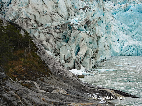 side of glacier again 