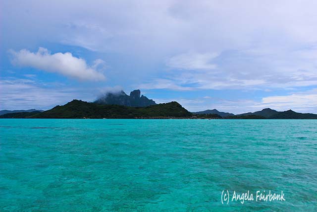 Bora Bora, French Polynesia, copyright Angela Fairbank
